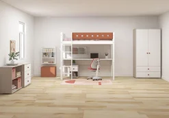 Best Sale FLEXA Hojseng Med Lige Stige White/Blush
