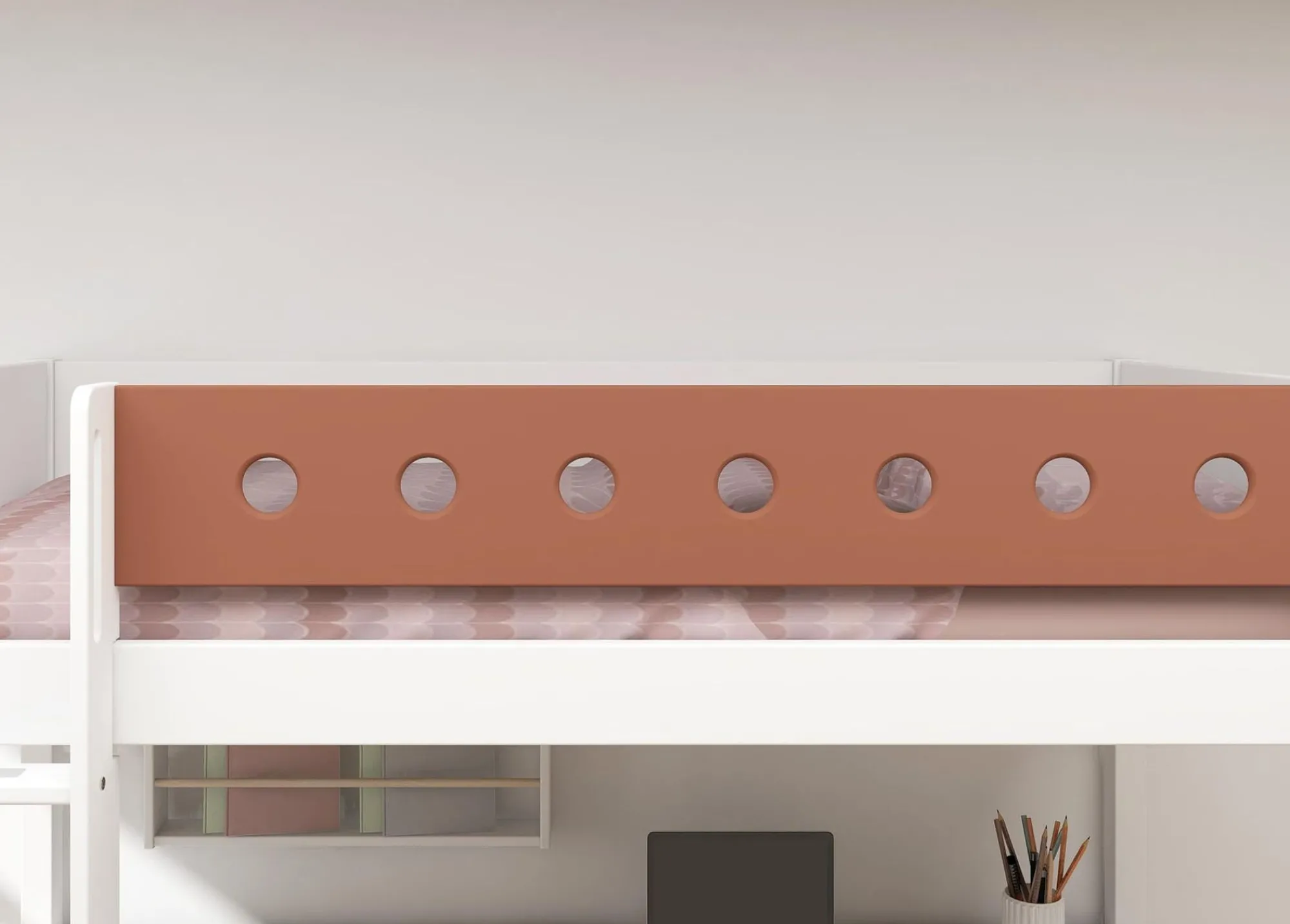 Best Sale FLEXA Hojseng Med Lige Stige White/Blush