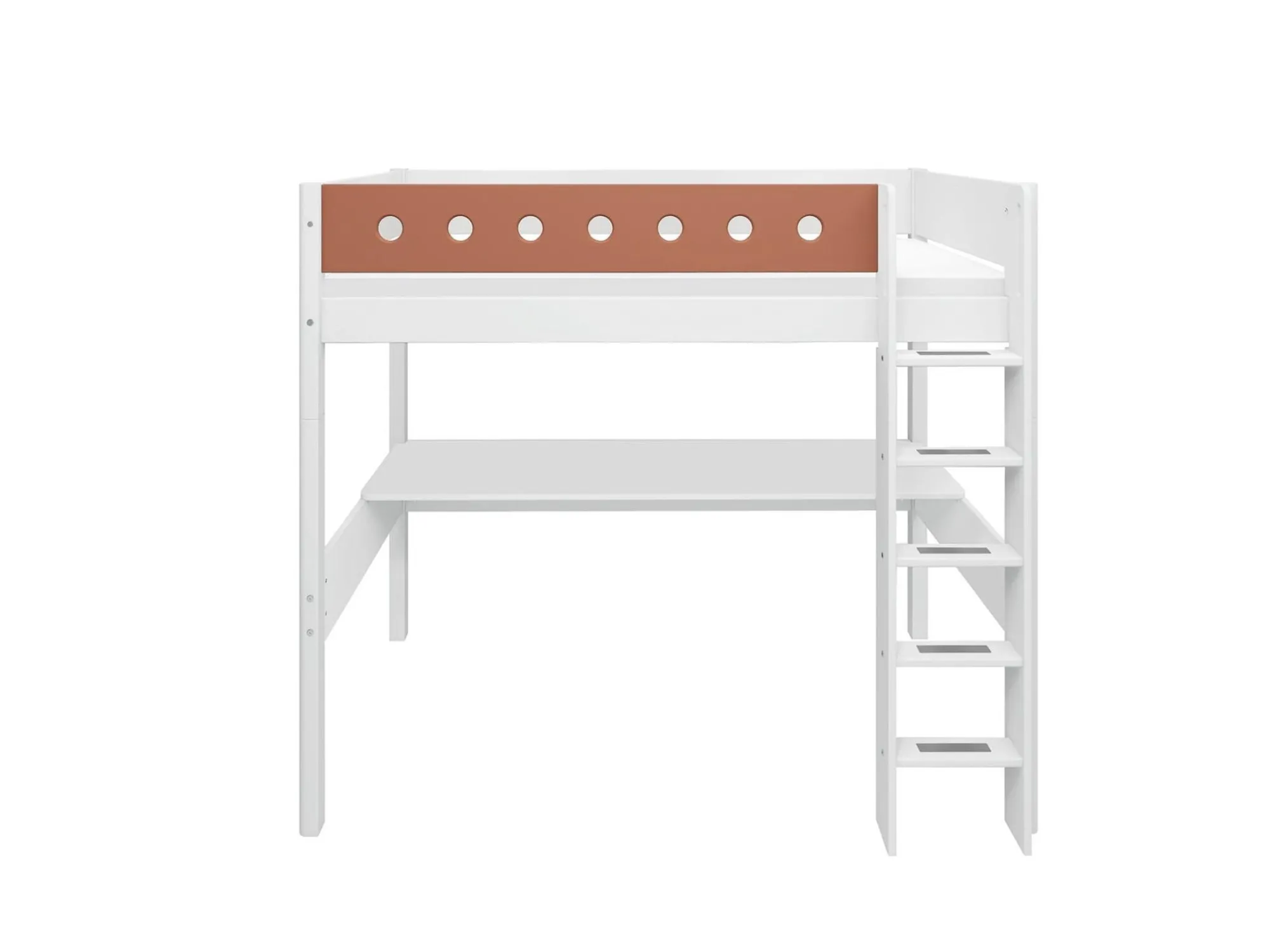 Best Sale FLEXA Hojseng Med Lige Stige White/Blush