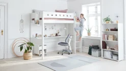 Cheap FLEXA Hojseng Med Lige Stige White