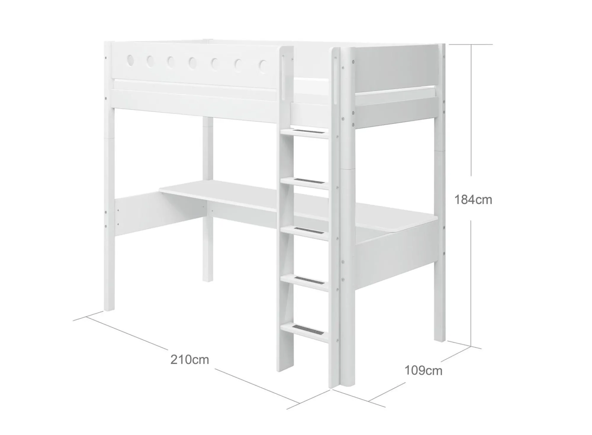 Cheap FLEXA Hojseng Med Lige Stige White