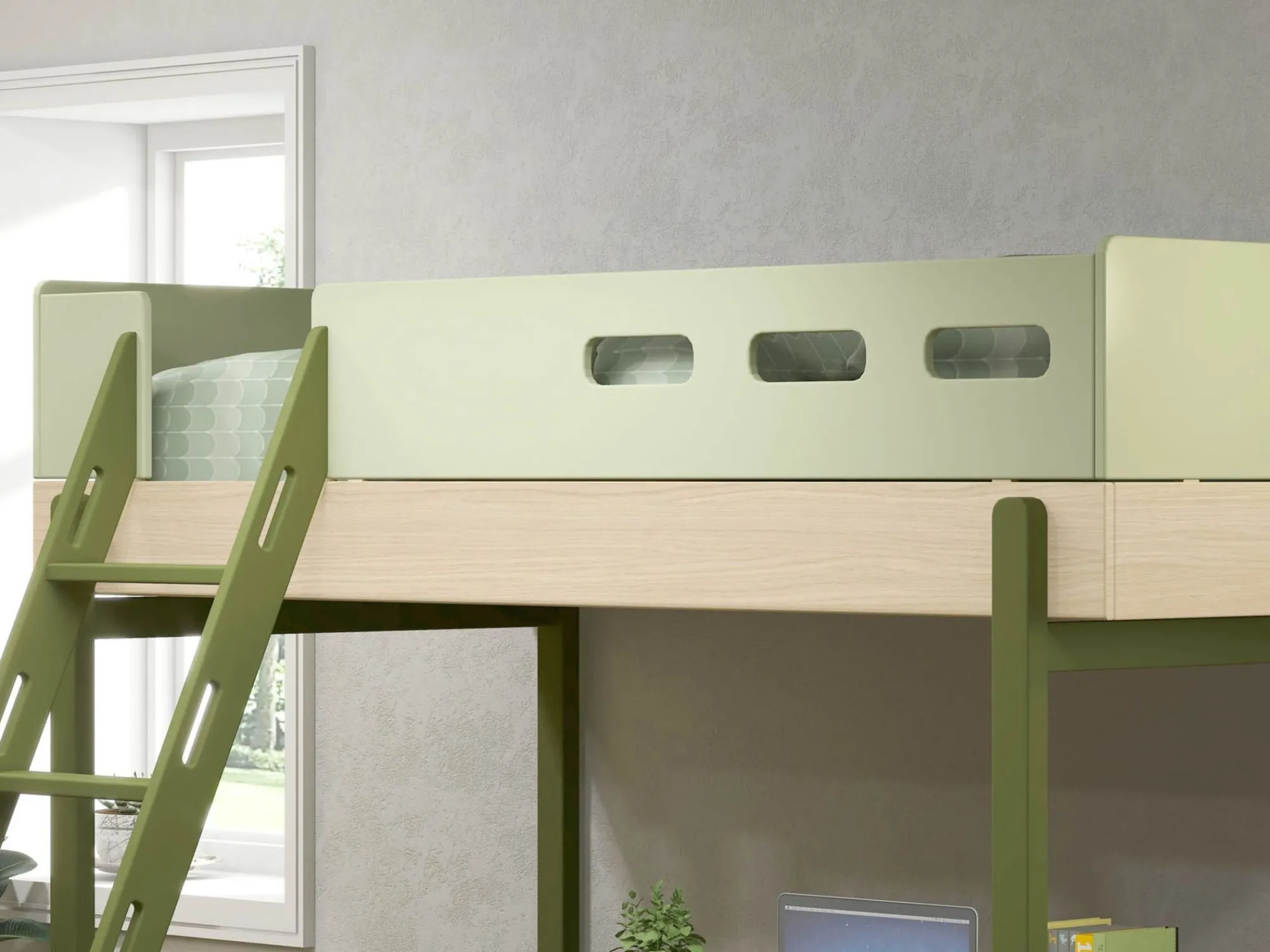 Cheap FLEXA Hojseng Med Skra Stige Kiwi/Oak