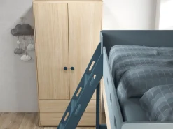 Clearance FLEXA Hojseng Med Skra Stige Blueberry/Oak