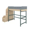Discount FLEXA Hojseng Med Trappe Blueberry/Oak