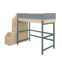 Discount FLEXA Hojseng Med Trappe Blueberry/Oak