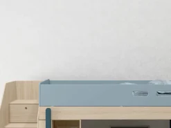 Discount FLEXA Hojseng Med Trappe Blueberry/Oak