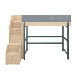Discount FLEXA Hojseng Med Trappe Blueberry/Oak