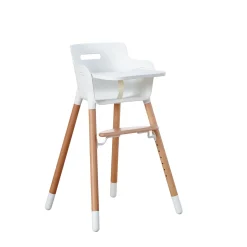 Discount FLEXA Hojstol Med Bakke White/Clear Lacquer Beech