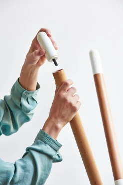 Discount FLEXA Hojstol Med Bakke White/Clear Lacquer Beech