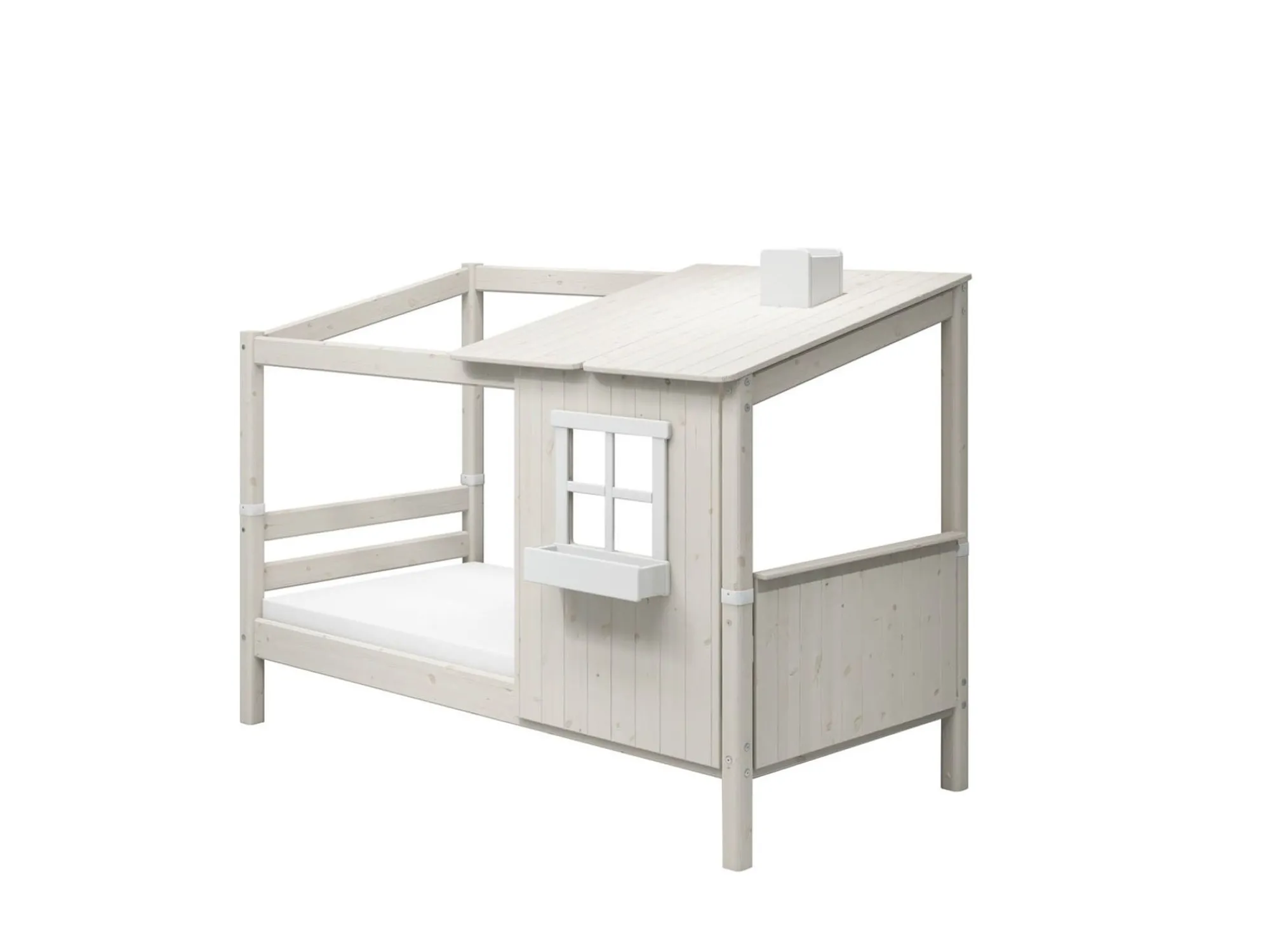Hot FLEXA Husseng, Halvt White/White Washed Pine