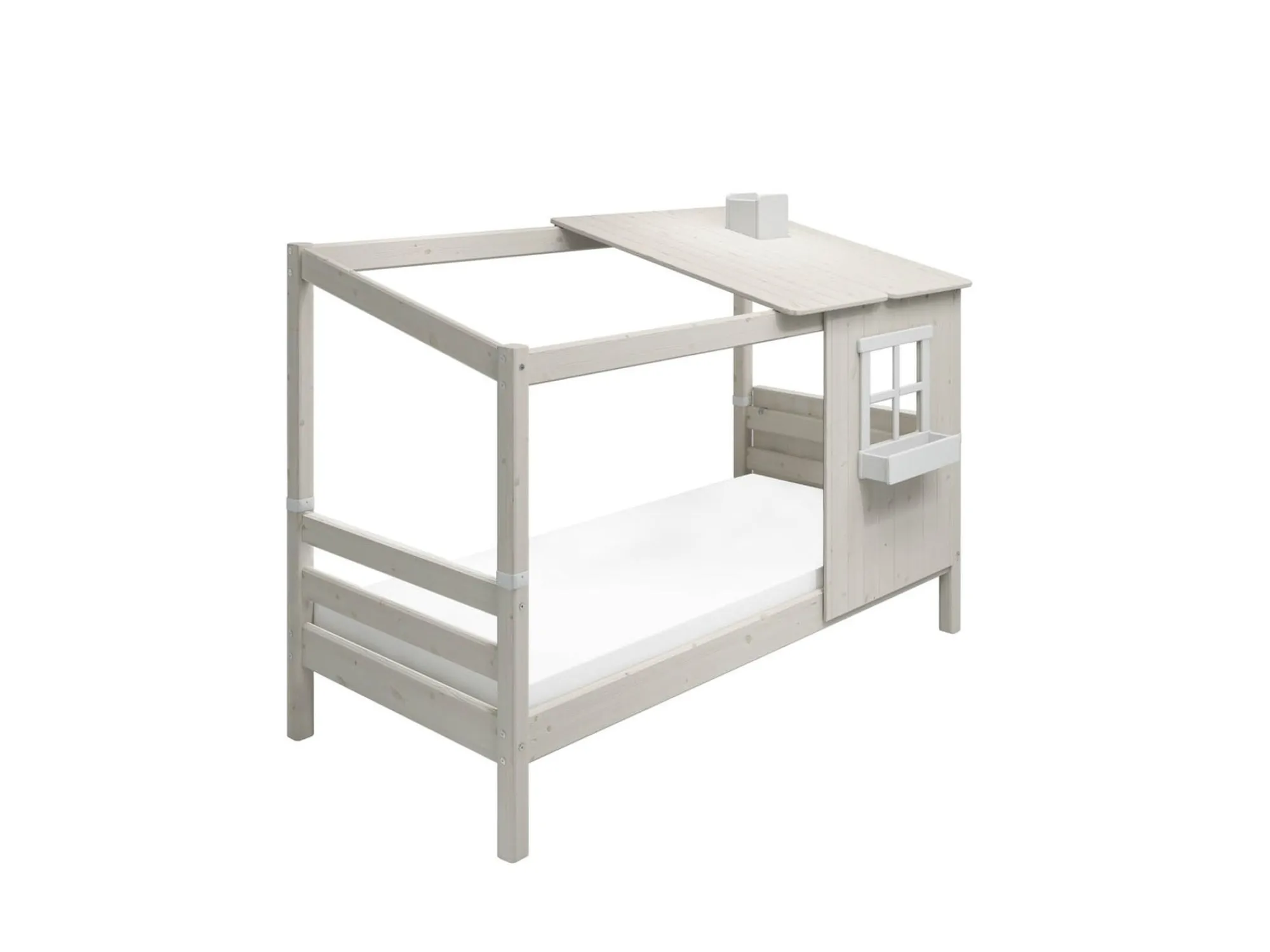 Hot FLEXA Husseng, Halvt White/White Washed Pine