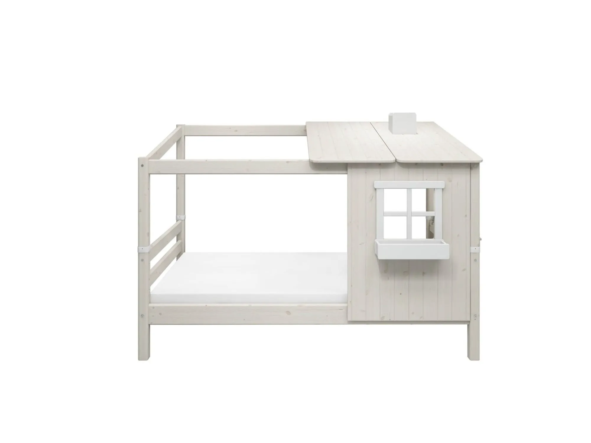 Hot FLEXA Husseng, Halvt White/White Washed Pine