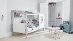Online FLEXA Husseng, Halvt White/Grey Washed Pine