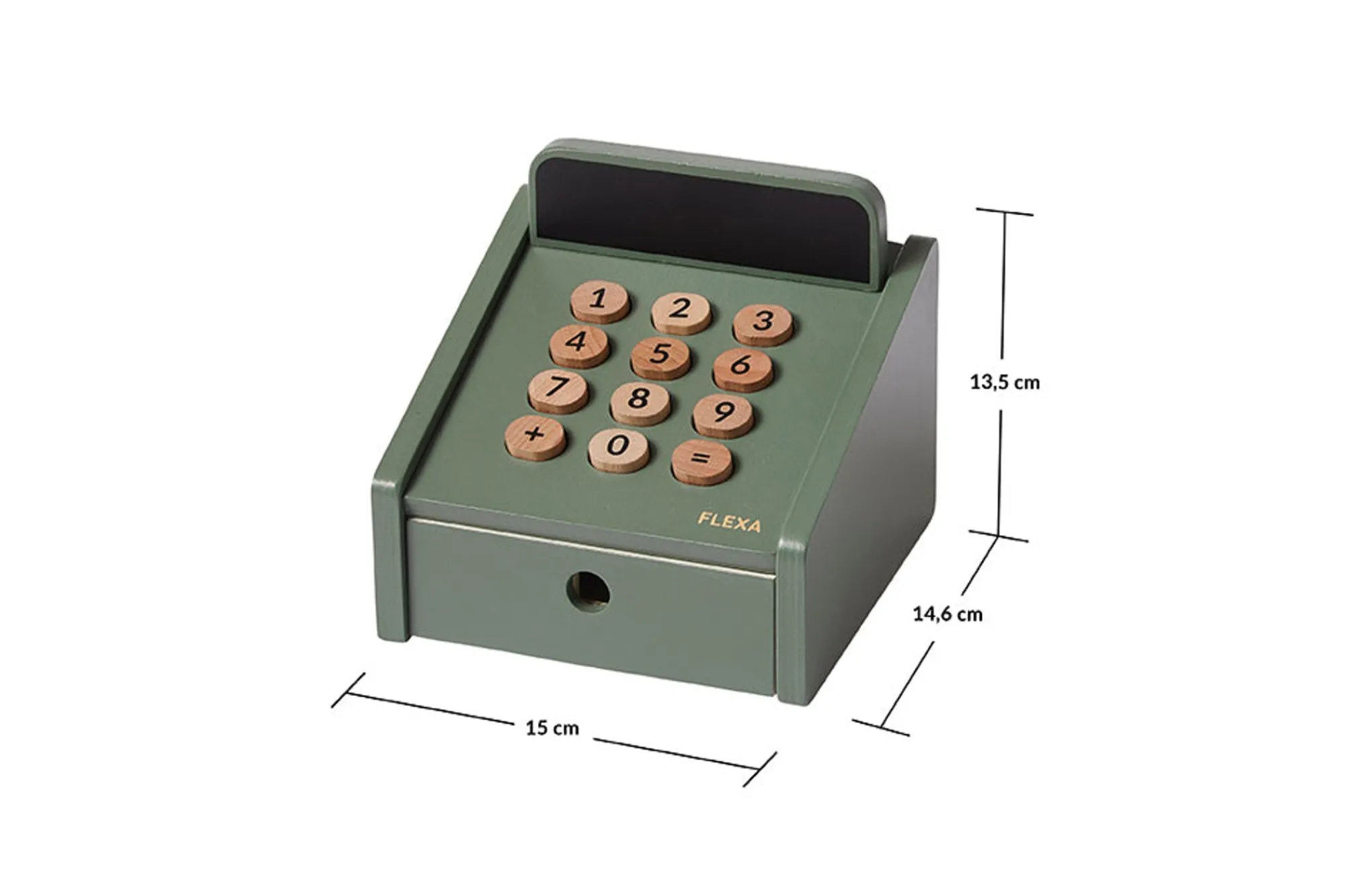 Best FLEXA Kasseapparat Dusty Green/Birch Plywood