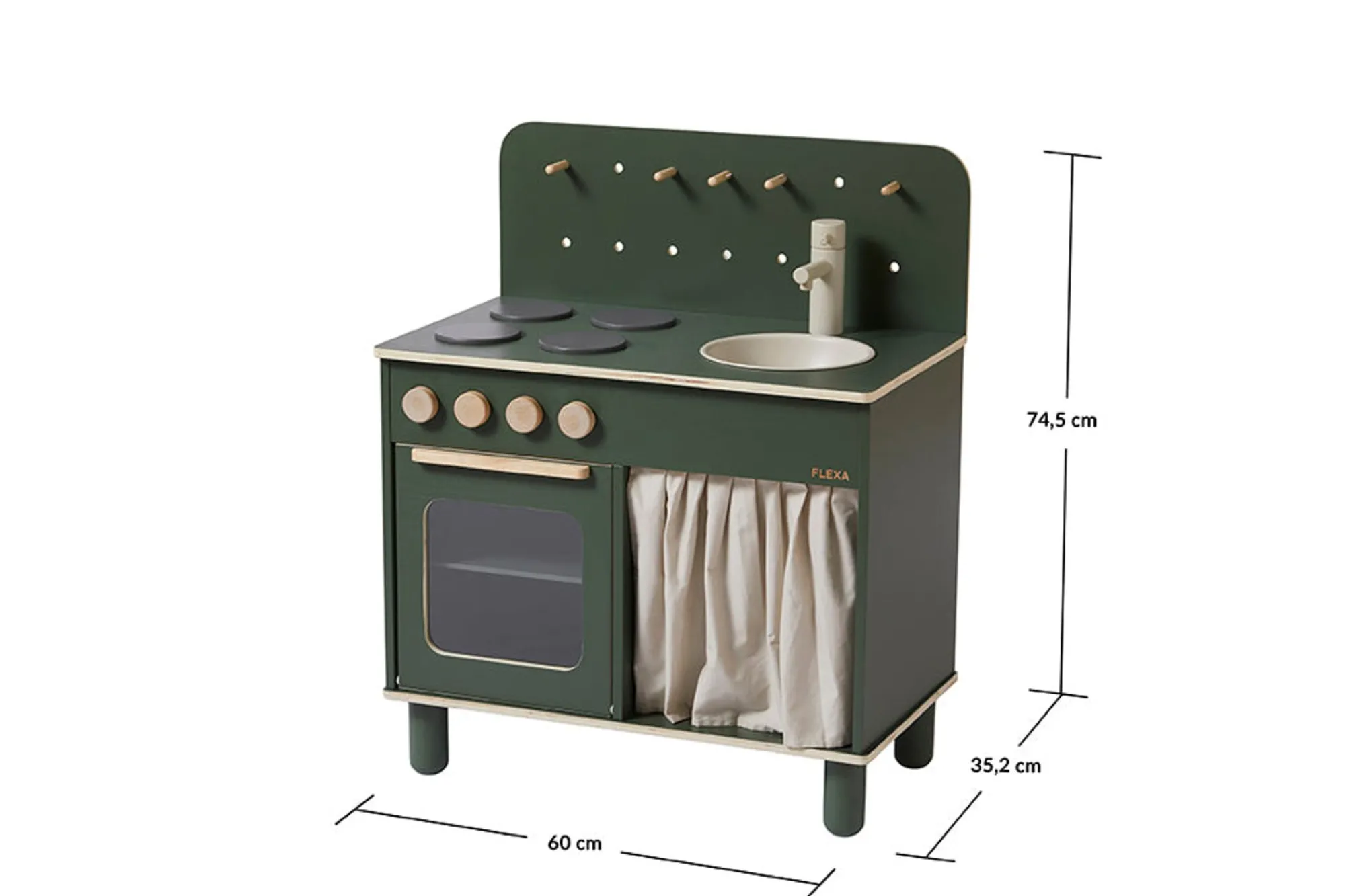 Store FLEXA Køkken Deep Green