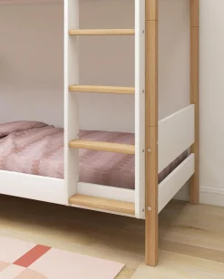 Cheap FLEXA Kojeseng, Ekstra Hojde White/Oak