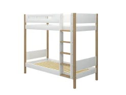 Cheap FLEXA Kojeseng, Ekstra Hojde White/Oak