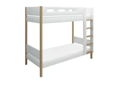 Cheap FLEXA Kojeseng, Ekstra Hojde White/Oak