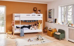 Online FLEXA Kojeseng Med Lige Stige White/Oak