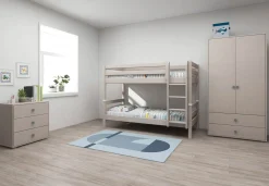 Shop FLEXA Kojeseng Med Lige Stige Grey Washed Pine
