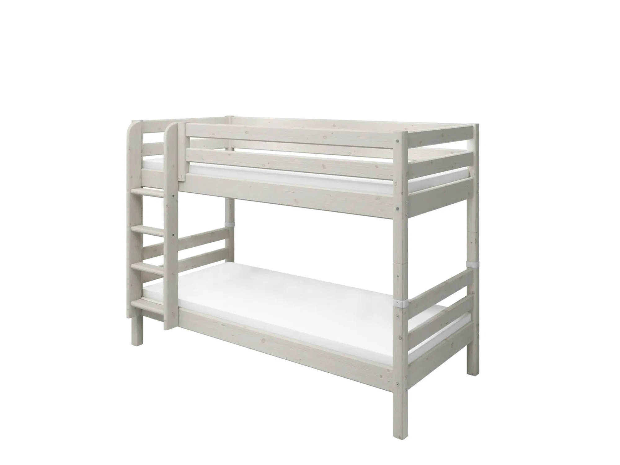 Cheap FLEXA Kojeseng Med Lige Stige White Washed Pine