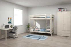 Discount FLEXA Kojeseng Med Lige Stige White Washed Pine