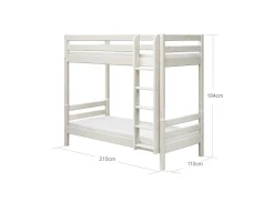 Discount FLEXA Kojeseng Med Lige Stige White Washed Pine