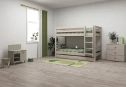 Store FLEXA Kojeseng Med Lige Stige Grey Washed Pine