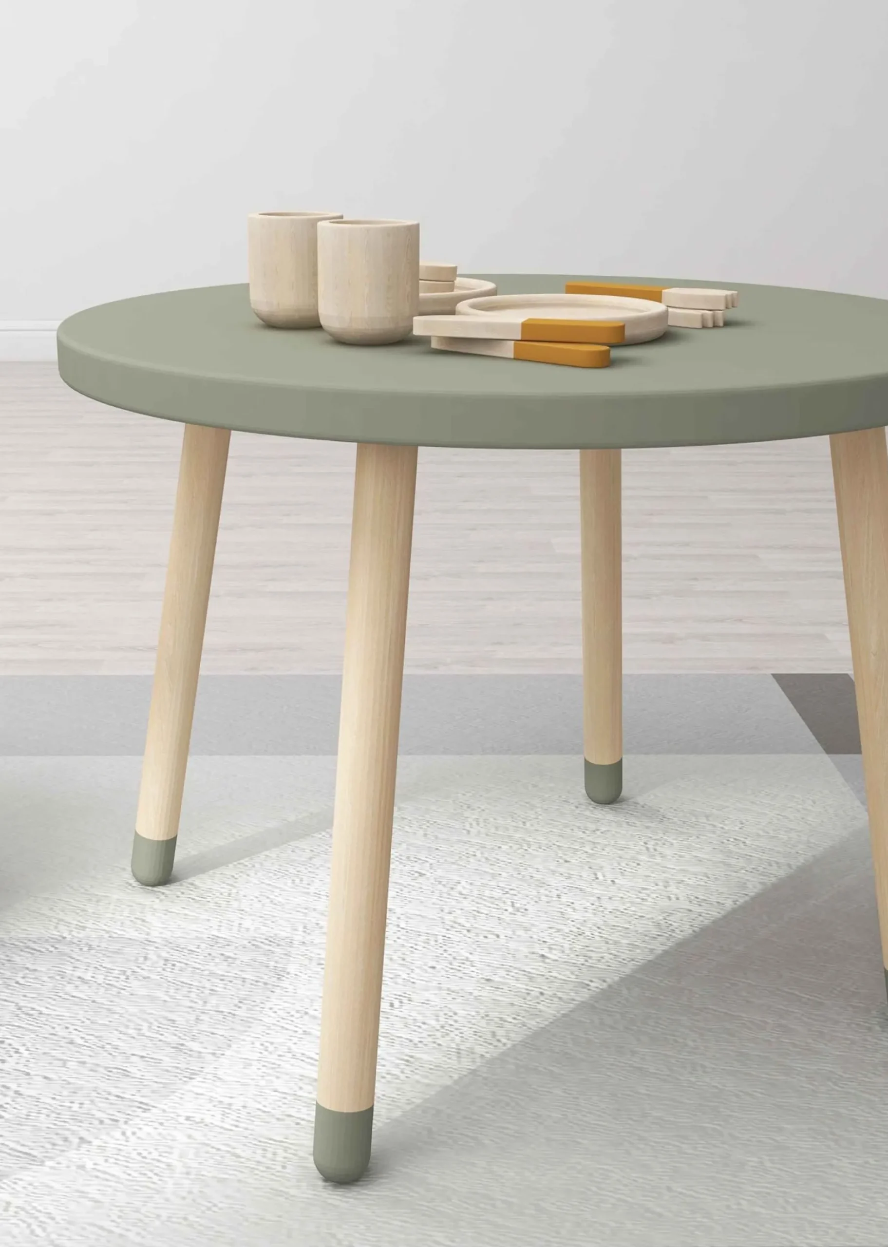 Best FLEXA Legebord Natural Green