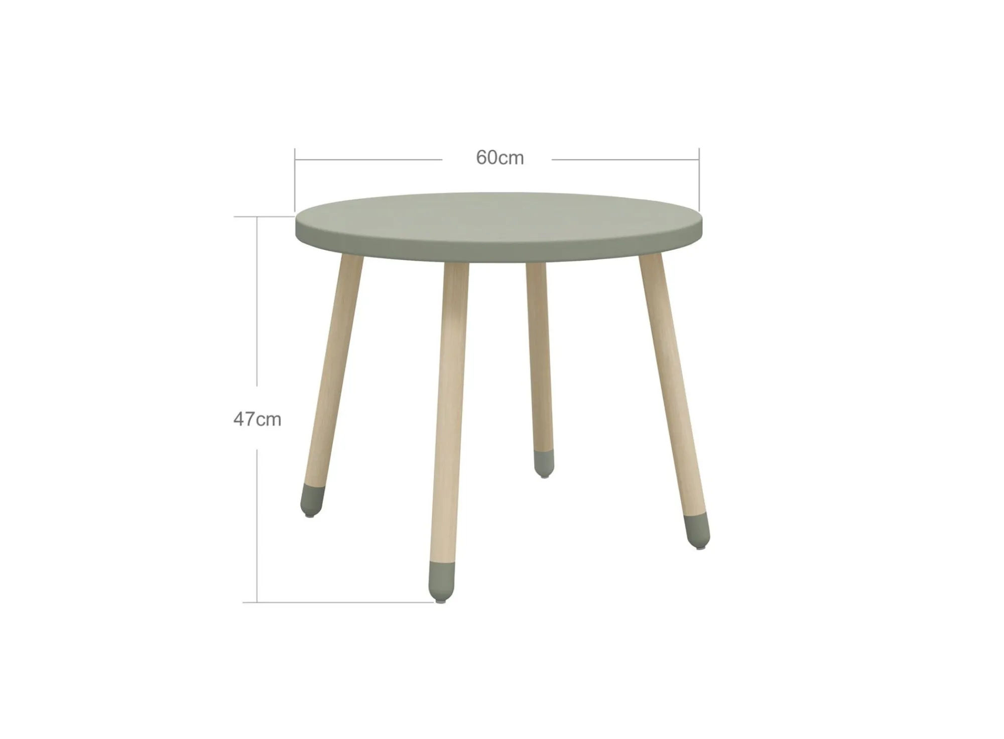 Best FLEXA Legebord Natural Green