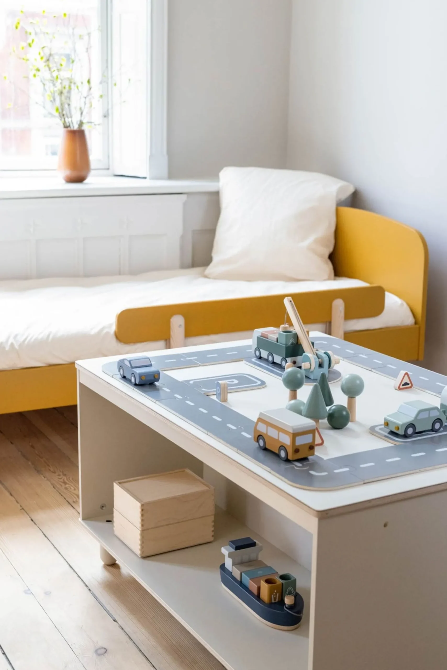 Clearance FLEXA Legebord Warm Grey/Birch Plywood