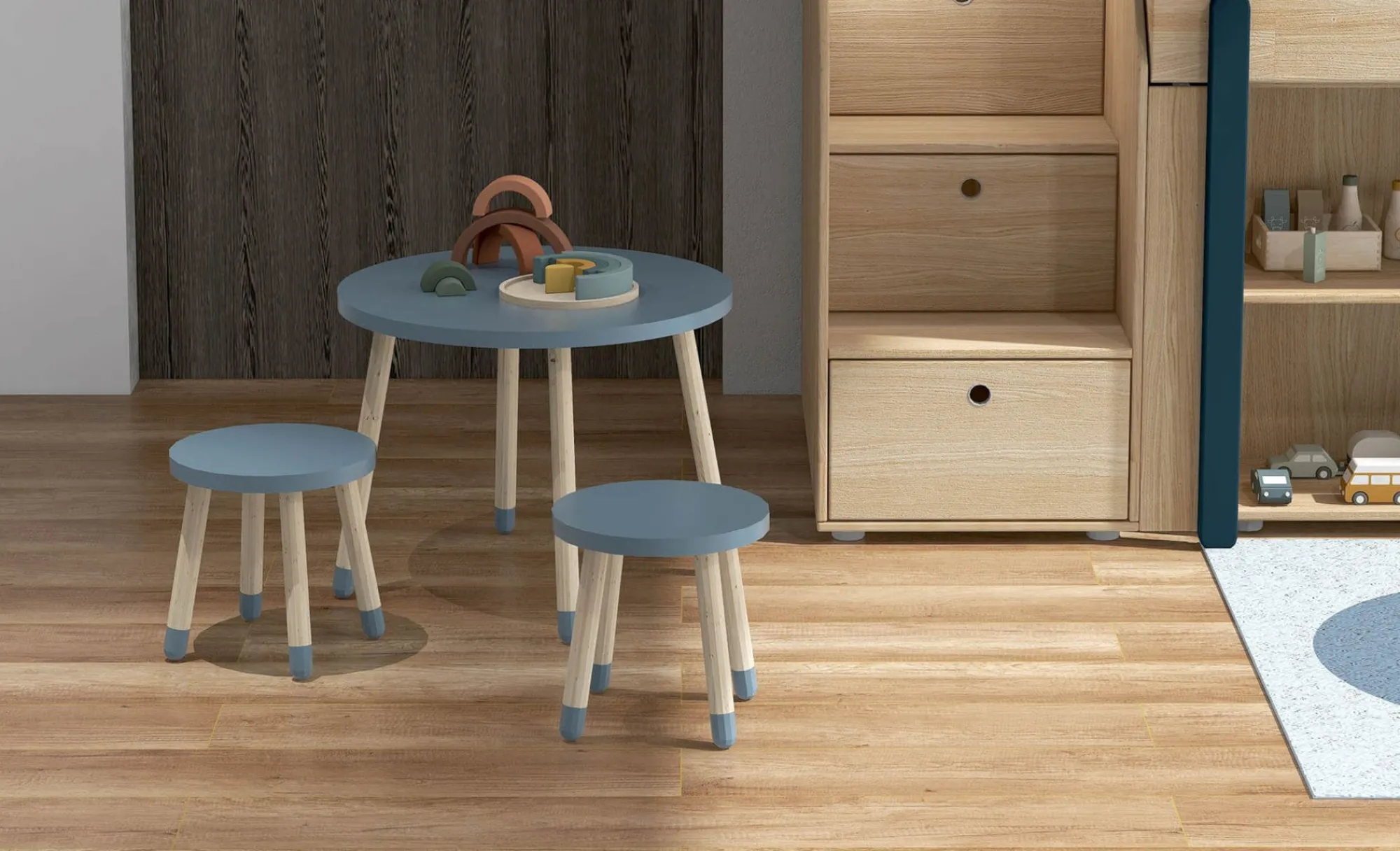 Best Sale FLEXA Legebord Blueberry