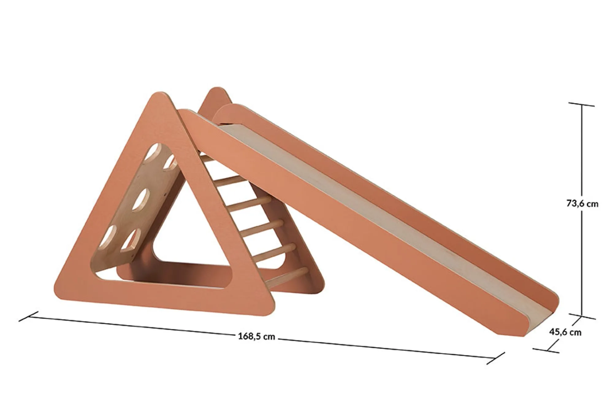 Discount FLEXA Legetarn Med Rutsjebane - Midi Blush/Birch Plywood
