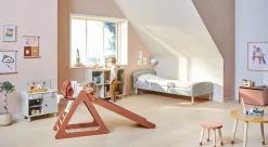New FLEXA Legetarn Med Rutsjebane - Midi Blush/Birch Plywood
