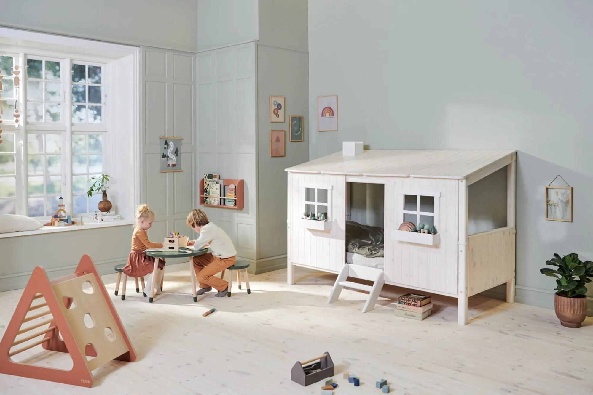 New FLEXA Legetarn - Midi Blush/Birch Plywood