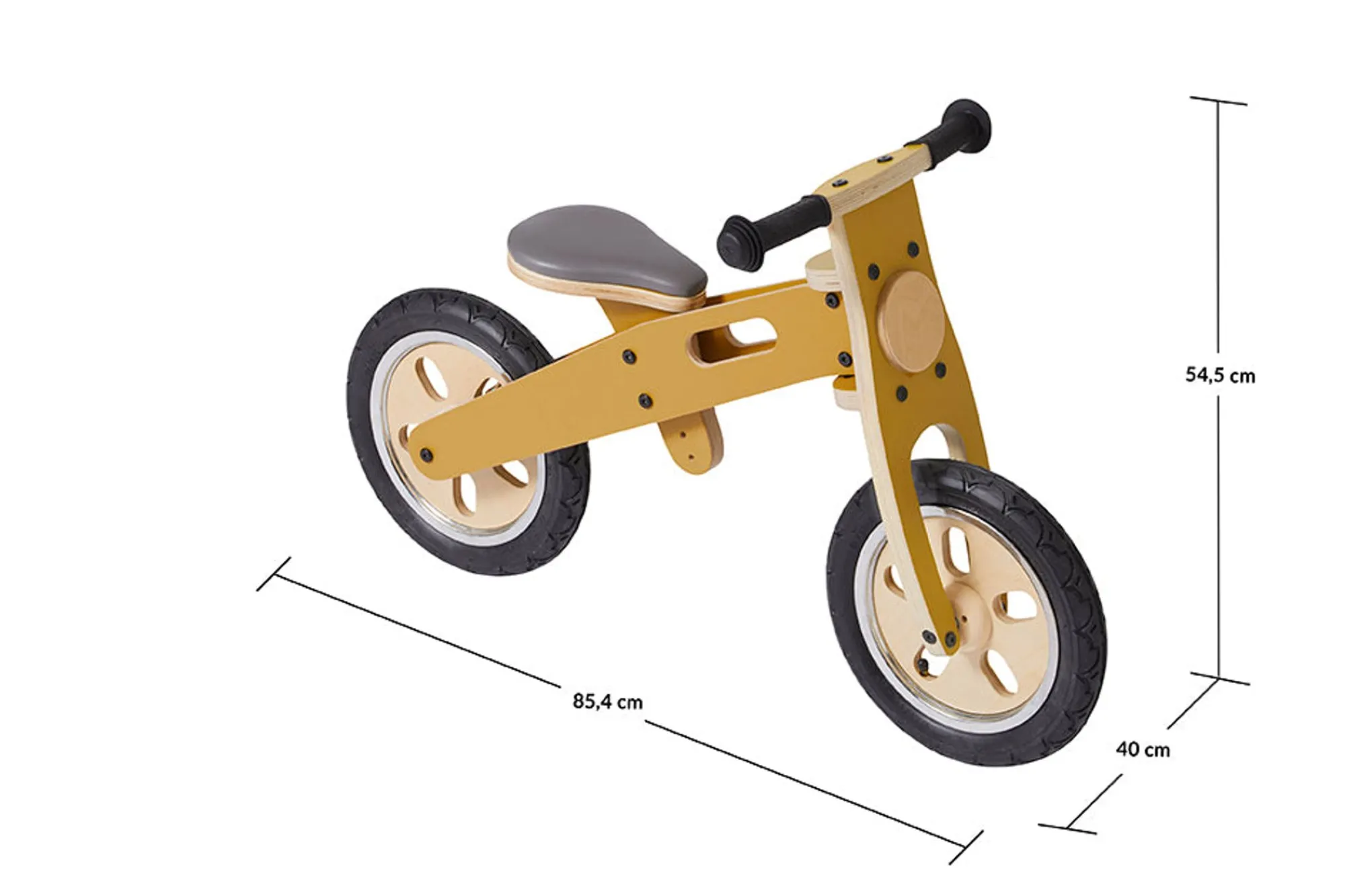 Shop FLEXA Lobecykel Mustard/Birch Plywood