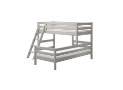 Store FLEXA Mellemhoj Seng Med Enkeltseng Grey Washed Pine