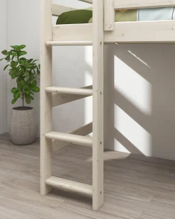 Discount FLEXA Mellemhoj Seng Med Enkeltseng White Washed Pine