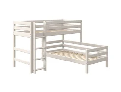 Discount FLEXA Mellemhoj Seng Med Enkeltseng White Washed Pine