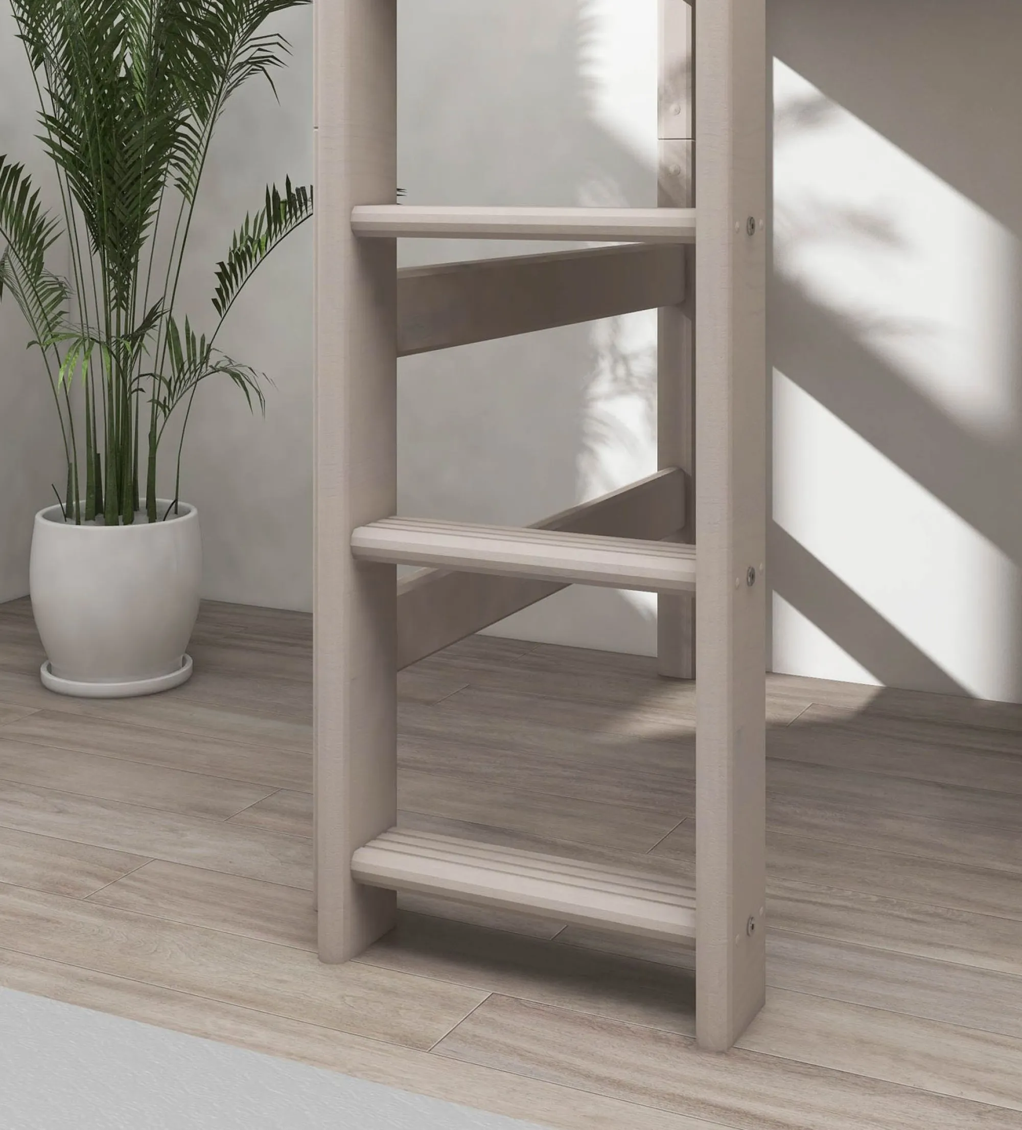 Flash Sale FLEXA Mellemhoj Seng Med Enkeltseng Grey Washed Pine