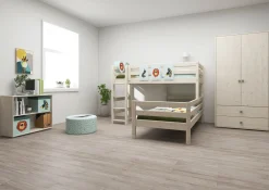 Cheap FLEXA Mellemhoj Seng Med Enkeltseng White Washed Pine
