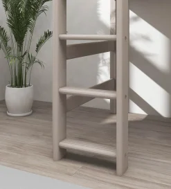 Cheap FLEXA Mellemhoj Seng Med Enkeltseng Grey Washed Pine