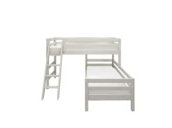 Discount FLEXA Mellemhoj Seng Med Enkeltseng White Washed Pine