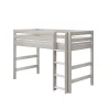 Best FLEXA Mellemhoj Seng Med Lige Stige Grey Washed Pine