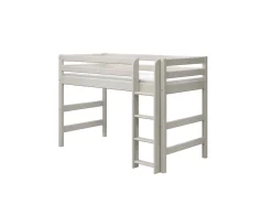 Discount FLEXA Mellemhoj Seng Med Lige Stige White Washed Pine