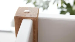 Best FLEXA Mellemhoj Seng Med Skra Stige White/Oak