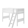 Clearance FLEXA Mellemhoj Seng Med Skra Stige White
