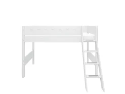 Clearance FLEXA Mellemhoj Seng Med Skra Stige White