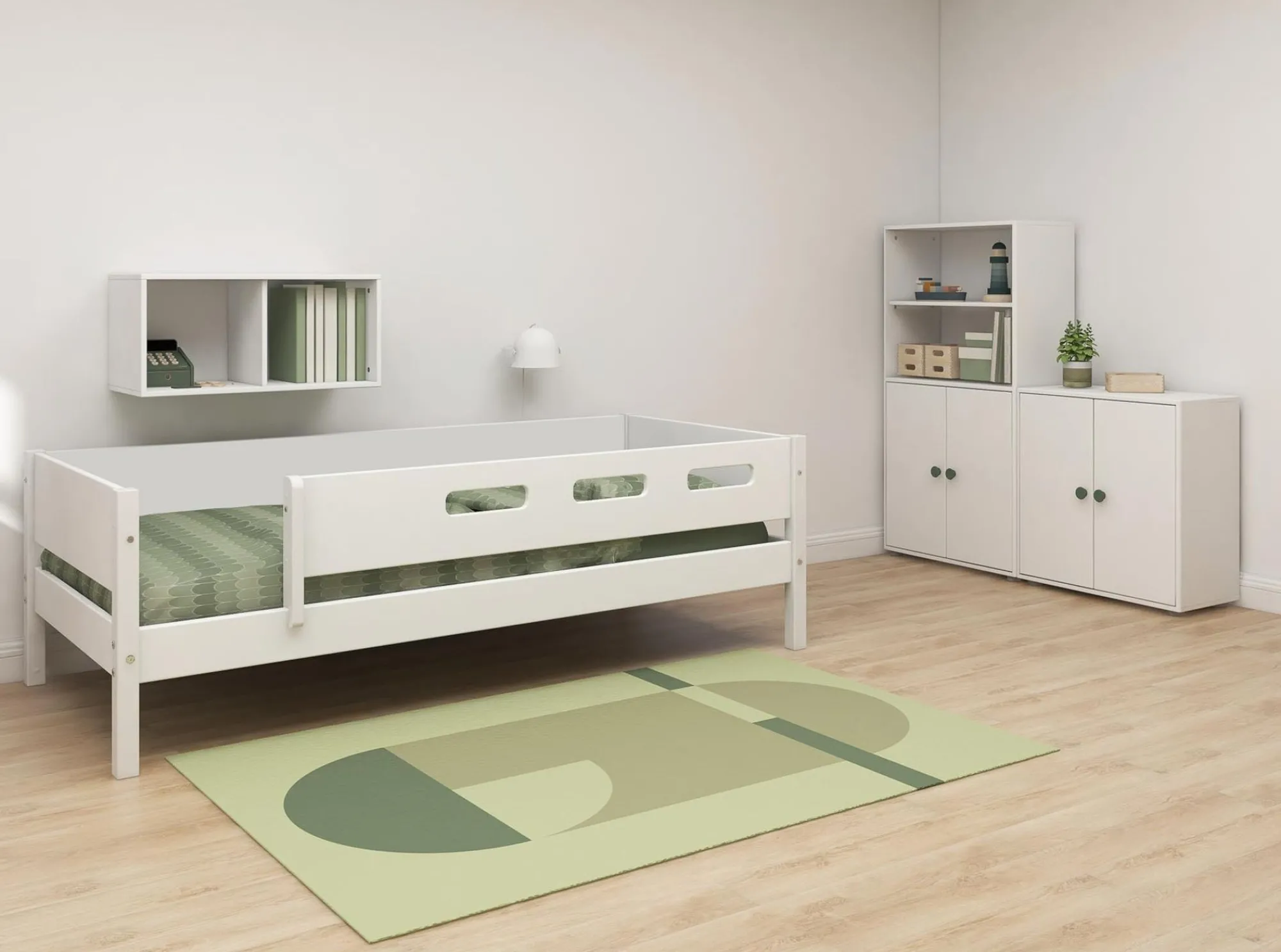 Discount FLEXA Midi-Reol, 2 Lager White/Deep Green
