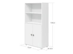 Best Sale FLEXA Midi-Reol, 2 Lager White/Natural Green